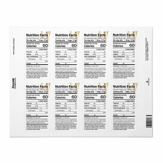 Etiket druppelhondenvoeding (Full Sheet)