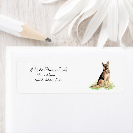 Etiket Duitse herdersnaam (Insitu)