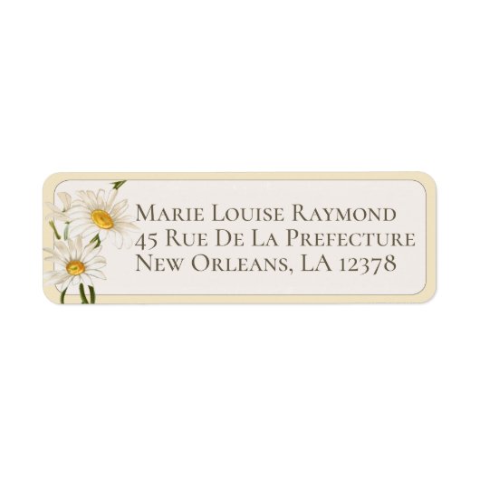 Etiket Eigen retouradres dagen (Voorkant)