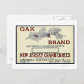 Etiket eikenmerk briefkaart (Voorkant / Achterkant)