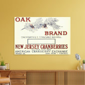 Etiket eikenmerk canvas afdruk (Insitu (Woonkamer))