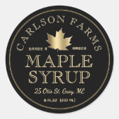 Etiket eltje met goudmap voor bewerkbare mantel (Voorkant)