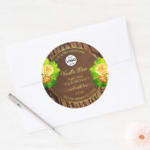 Etiket en Logo van houtkorrels - Bark Florence (Envelop)