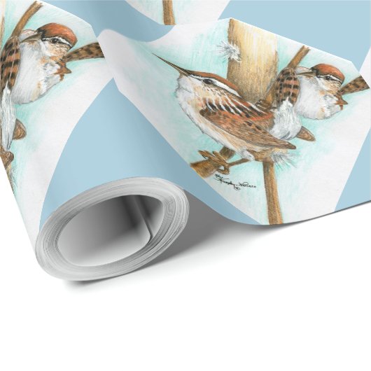 Etiket- en staartwappapier cadeaupapier (Rol Hoek)
