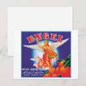 Etiket  Engel Fruit Briefkaart (Voorkant / Achterkant)