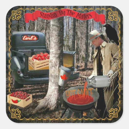 Etiket esdoorn (Voorkant)