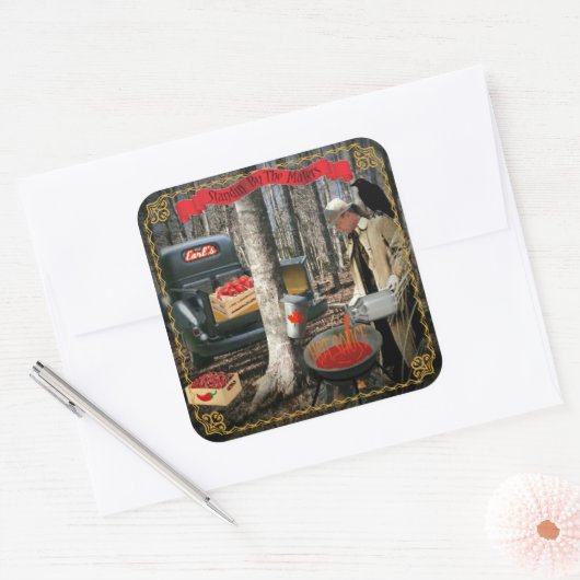 Etiket esdoorn (Envelop)