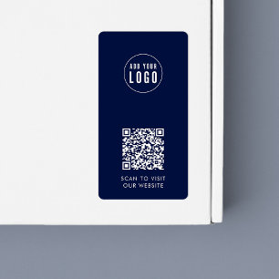 Etiket Etiket Eigen kleur Logo en QR-code toevoege