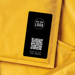 Etiket Etiket Eigen kleur Logo en QR-code toevoege