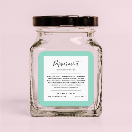 Etiket Etiket Eigen kleuringrediënten voor merk