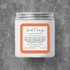 Etiket Etiket Eigen kleuringrediënten voor merk