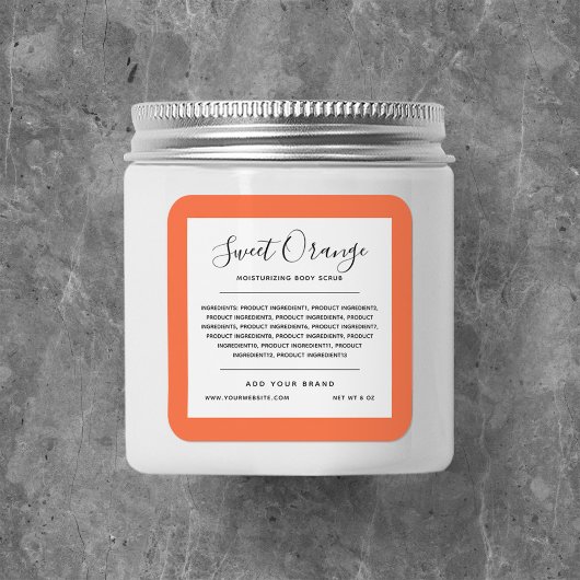 Etiket Etiket Eigen kleuringrediënten voor merk