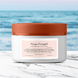 Etiket Etiket Ingrediënten Lijst Aangepaste Kleurs