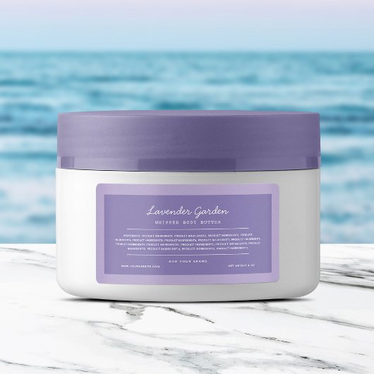 Etiket Etiket Ingrediënten Lijst Aangepaste Kleurs