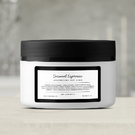 Etiket Etiket Ingrediënten Lijst Aangepaste Kleurs