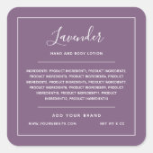 Etiket Etiket Lijst Witte rand Aangepaste kleuring (Voorkant)