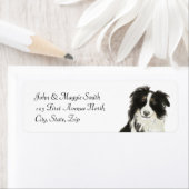 Etiket Etiket voor Collie Dog Pet (Insitu)