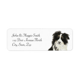 Etiket Etiket voor Collie Dog Pet