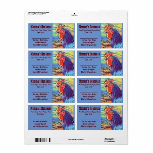 ETIKET ETIKET VOOR ETIKET (Full Sheet)