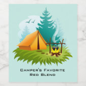 Etiket favoriete mengwijn van Camper (Enkel label)