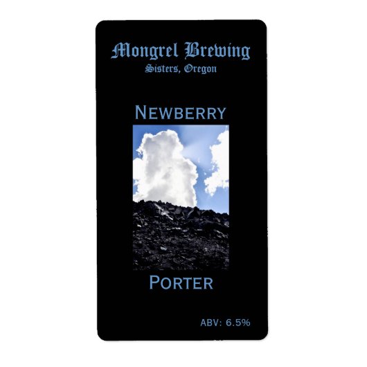 Etiket flesje bier (Voorkant)