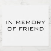 Etiket flesje bier (Enkel label)