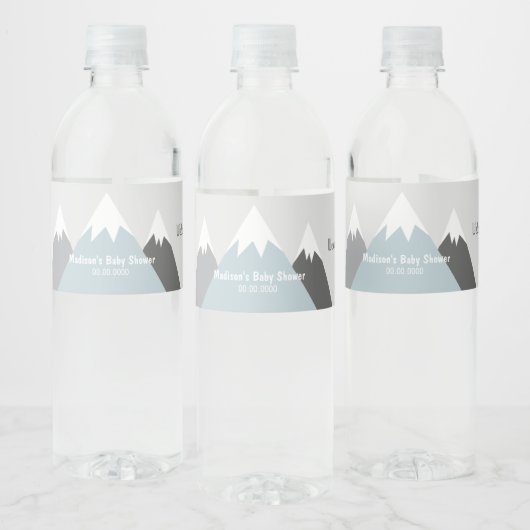 Etiket flesje gebergte, avontuuromslag (Flessen)