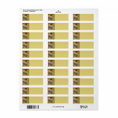 Etiket Frans Briefkaart (Full Sheet)