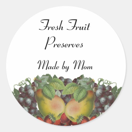 Etiket  fruit op aangepast blikveld (Voorkant)