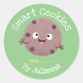 Etiket gebakken koekjes cartoon voor thuisgebruik (Voorkant)