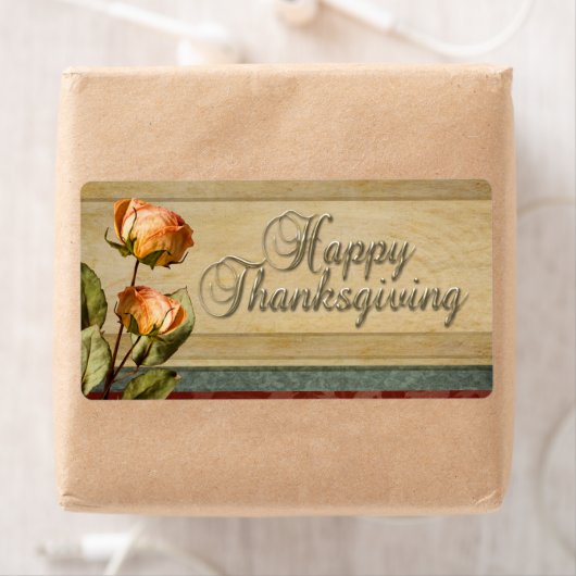 Etiket gedroogde bloemen (Insitu)