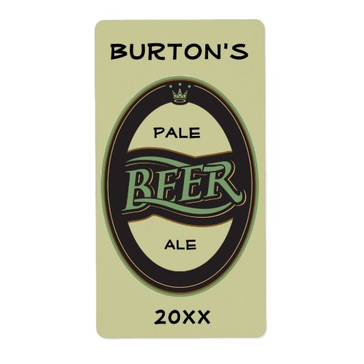 Etiket gefokte bier (Voorkant)