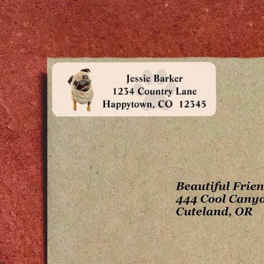 Etiket gekleurd filtreeradres