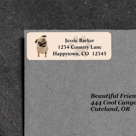 Etiket gekleurd filtreeradres