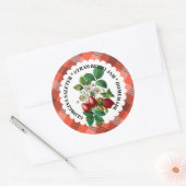 Etiket gemengde aardbei Jam  Etiket (Envelop)