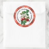 Etiket gemengde aardbei Jam  Etiket (Tas)