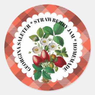 Etiket gemengde aardbei Jam  Etiket