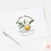 Etiket gepersonaliseerd Homemade Sinaasappel Marma (Envelop)