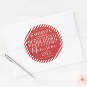 Etiket gepersonaliseerde peppermint Moonshine (Envelop)