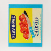 Etiket geperste kersen, van Flav-R-Pac Legpuzzel (Verticaal)