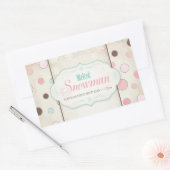 Etiket gesmolten Snowman Water Fles (Envelop)