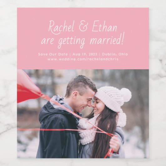 Etiket gespiriteerde namen (Enkel label)