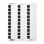 Etiket gewas van gewas (Full Sheet)