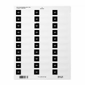 Etiket gewas van gewas (Full Sheet)