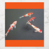 Etiket goudviswijn (Enkel label)