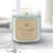 Etiket Grijze rand Kraft toevoegen