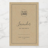 Etiket Grijze rand Kraft toevoegen (Enkel label)