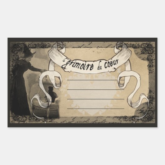 ETIKET GRIMOIRE DU COEUR (Voorkant)