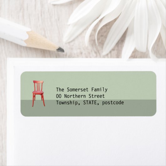 Etiket groen logo rode stoel (Insitu)