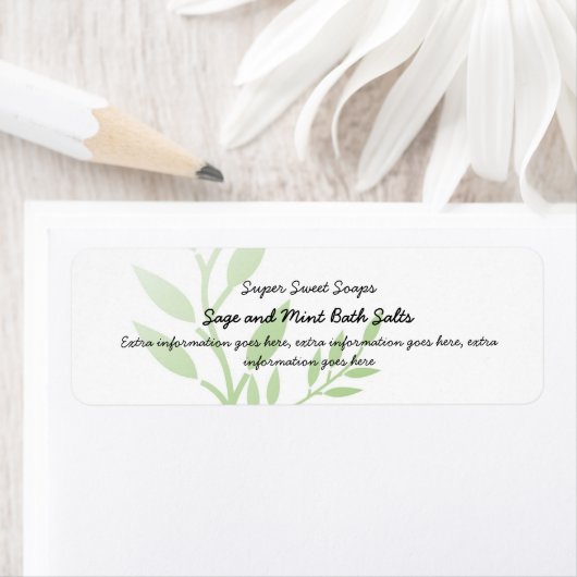 Etiket groene bladeren Etiket Etiket Etiket Etiket (Insitu)